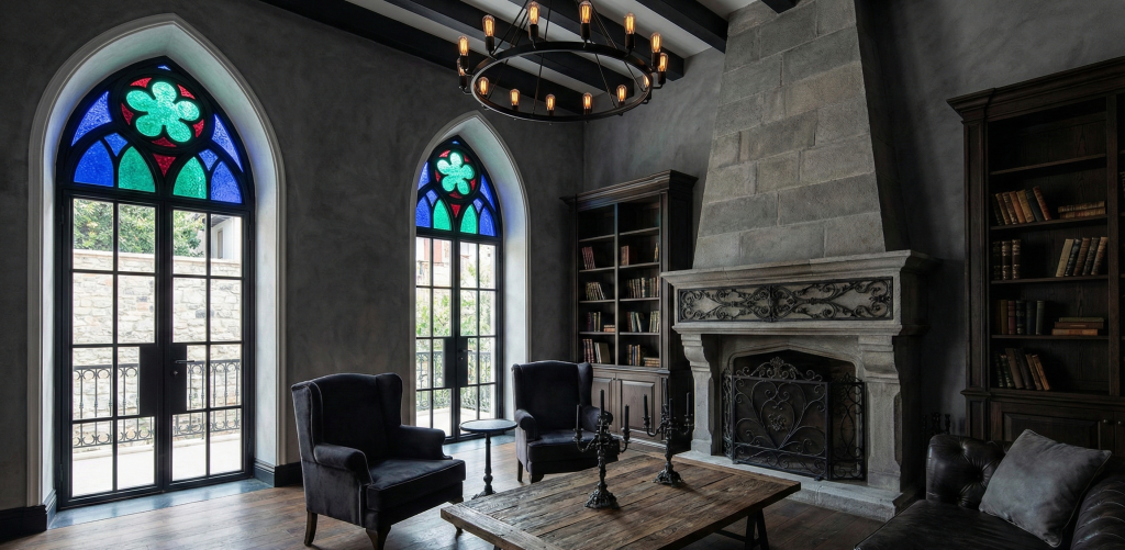 İzmir’de Gotik Esintiler: Modern Mekanlarda                                                 Dramatik ve Zamansız Bir Estetik