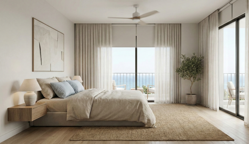 İzmir’de Yatak Odası Tasarımı: Sıcak Gecelerde Serin ve Huzurlu Bir Sığınak