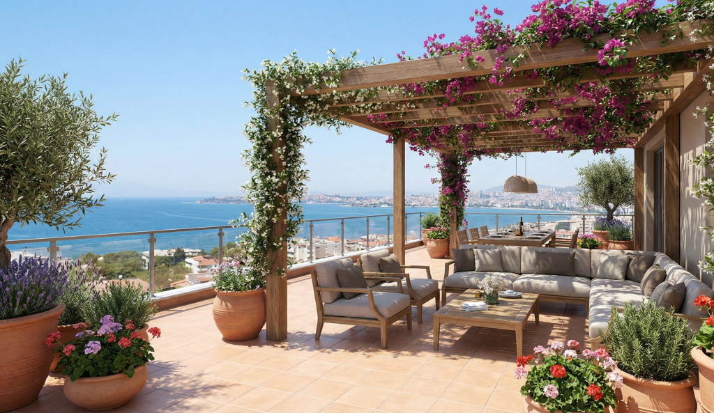 İzmir’de Balkon ve Teras Tasarımı: Ege’nin Keyfini Çıkaracağınız “Açık Hava Salonları”
